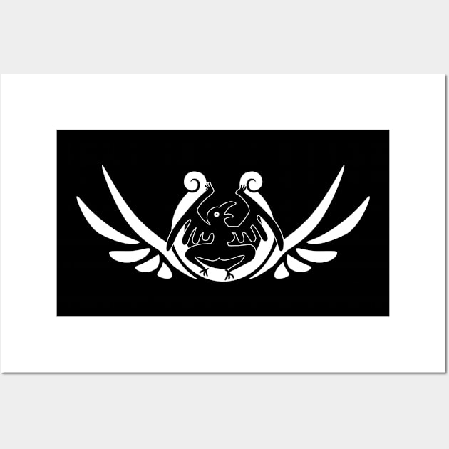 Crow Sigil Wall Art by Itzcacalotl